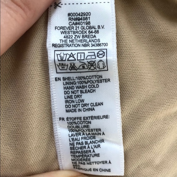 Forever 21 Stretchy Off-White Lace Mini Skirt Sz L - Picture 7 of 8